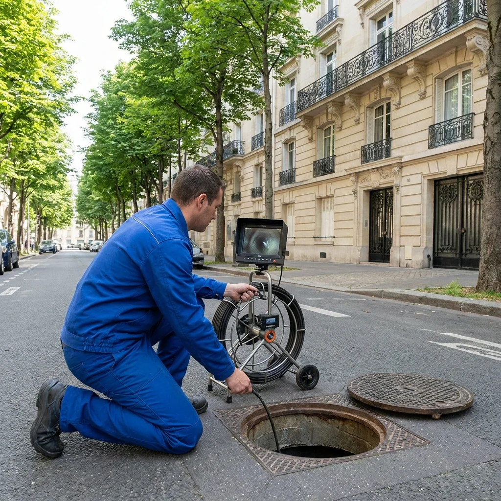 Inspection Cam&eacute;ra canalisation &middot; image &agrave; la une