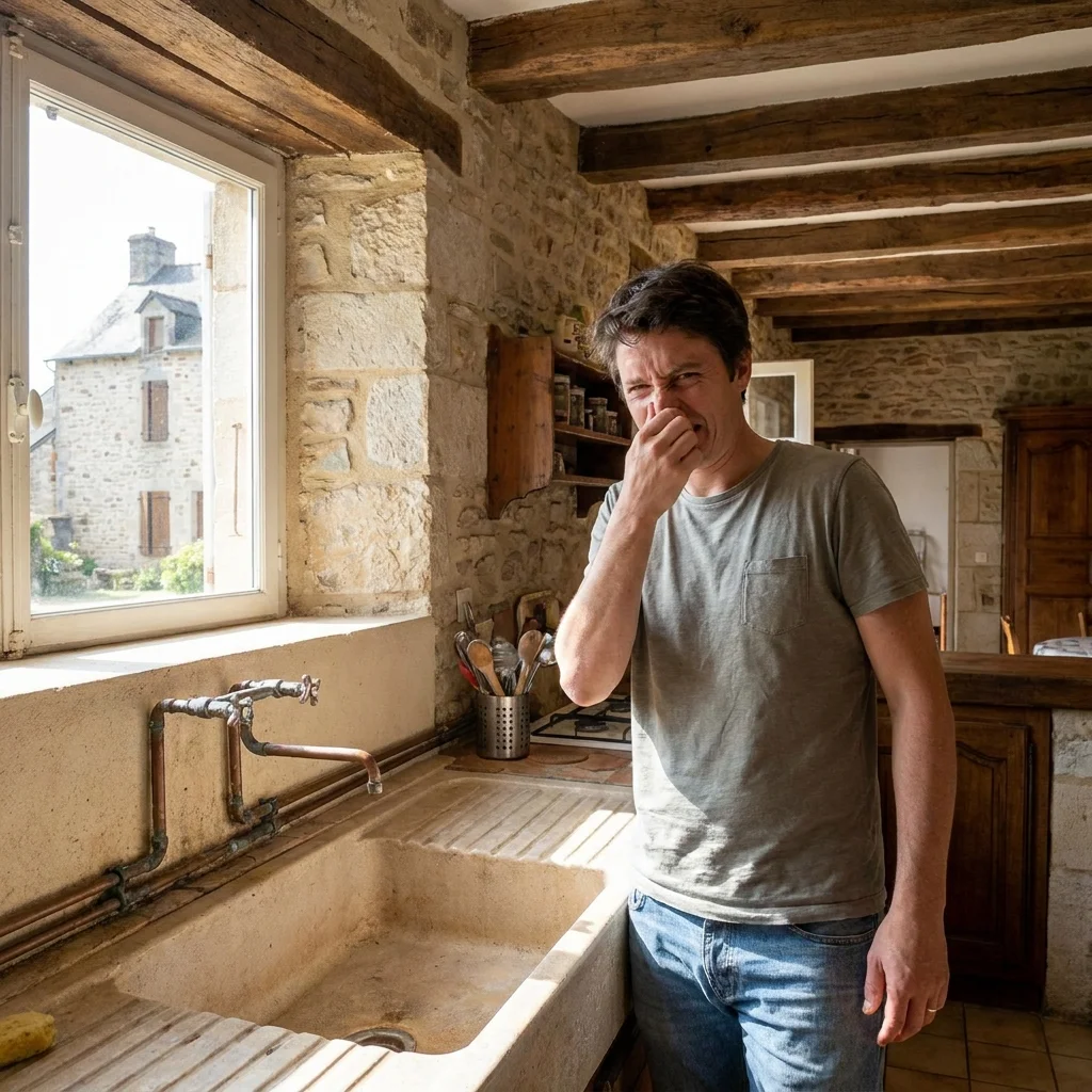 Odeur &Eacute;gout maison &middot; image &agrave; la une