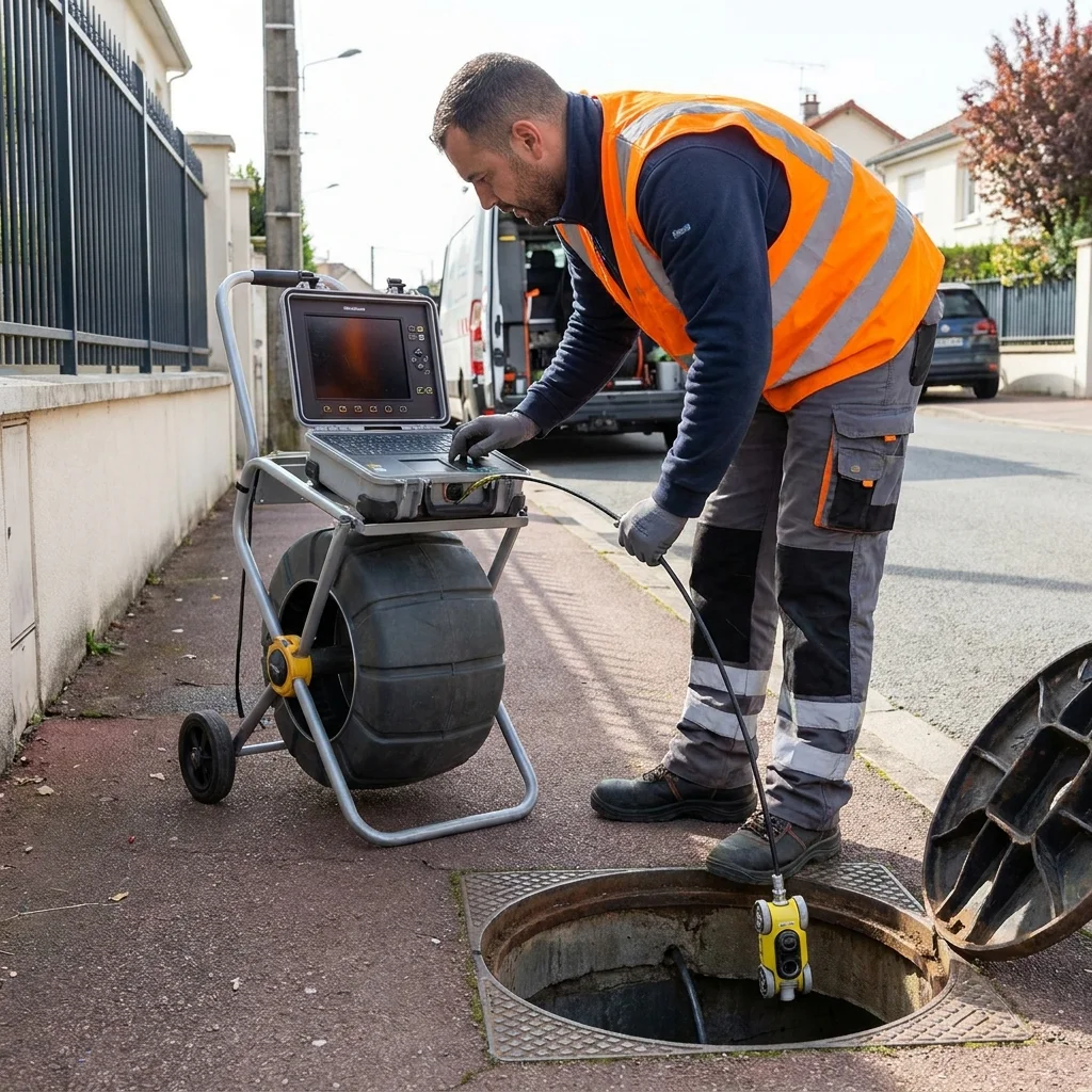 Inspection Cam&eacute;ra canalisation &middot; image &agrave; la une