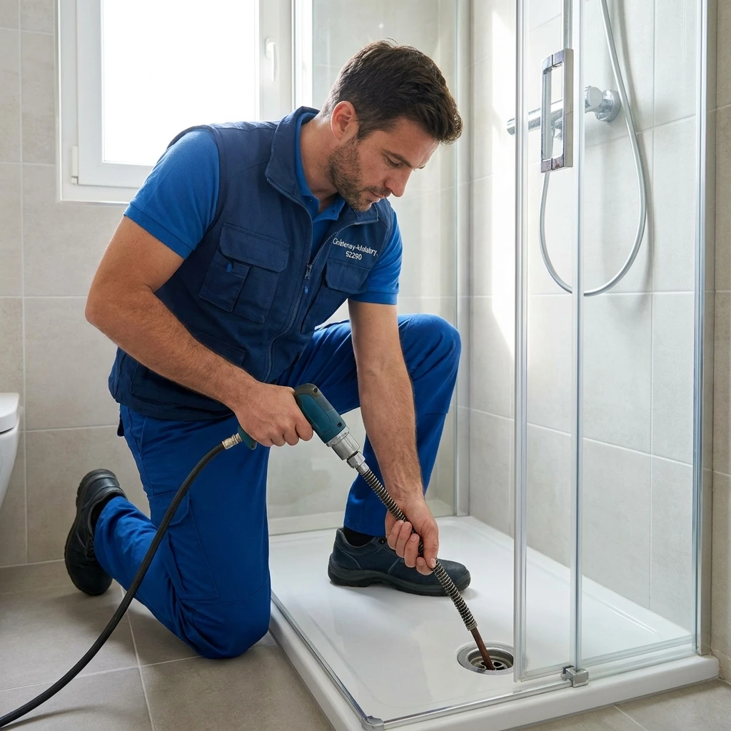 D&eacute;bouchage Douche &middot; image &agrave; la une