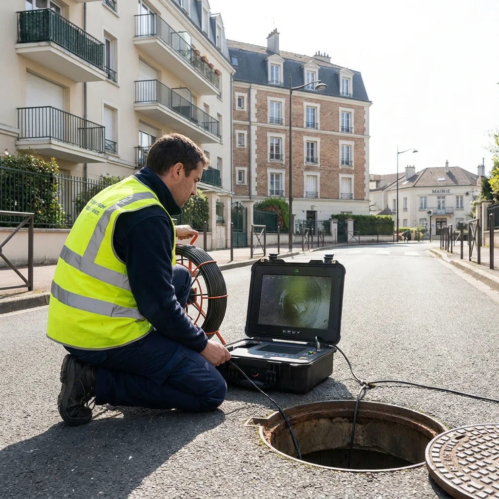 Inspection Cam&eacute;ra canalisation &middot; image &agrave; la une