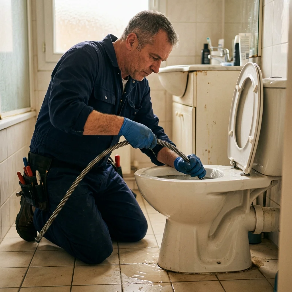 WC Bouch&eacute; qui d&eacute;borde &middot; image &agrave; la une