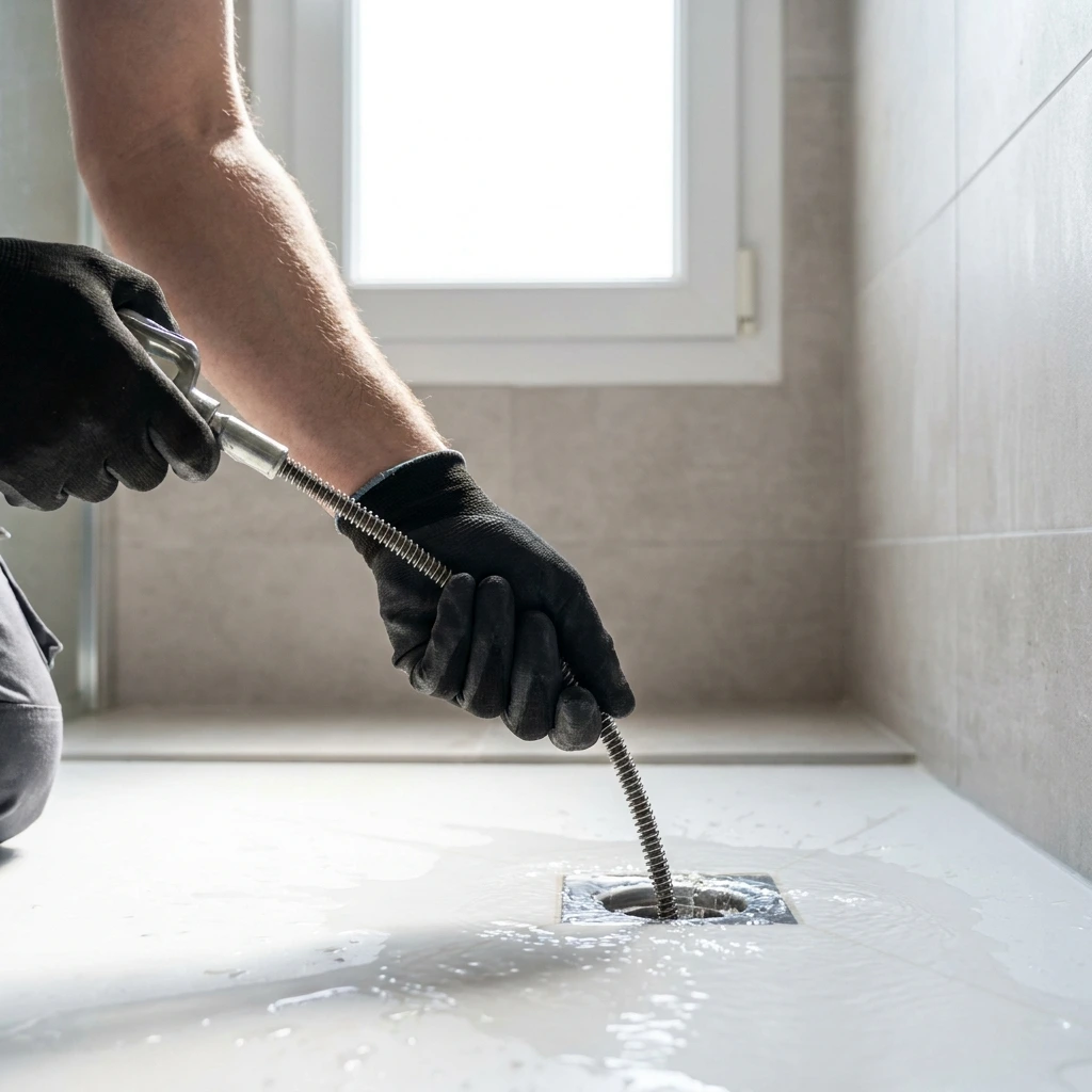 D&eacute;bouchage Douche &middot; image &agrave; la une