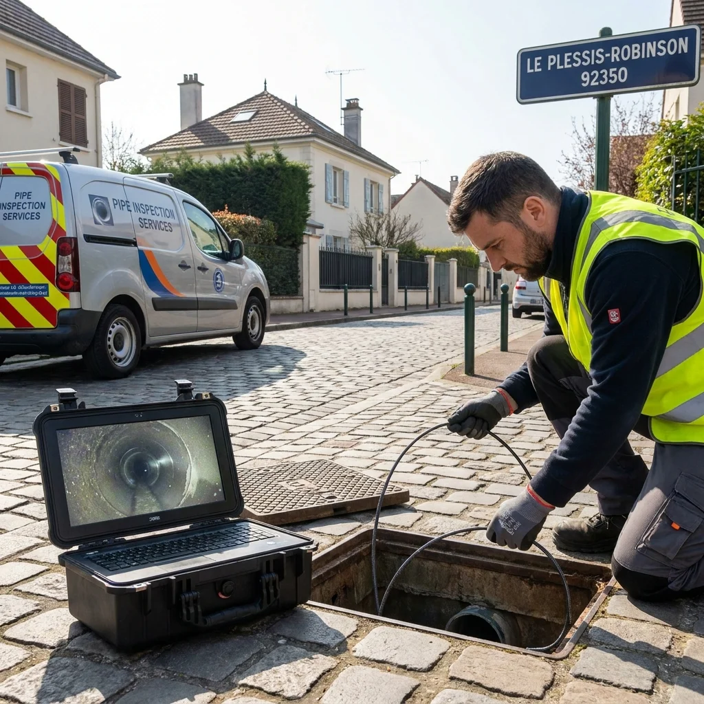 Inspection Cam&eacute;ra canalisation &middot; image &agrave; la une
