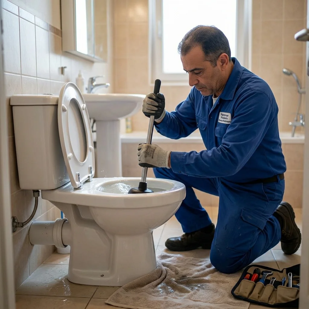 WC Bouch&eacute; qui d&eacute;borde &middot; image &agrave; la une