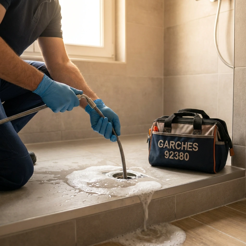 D&eacute;bouchage Douche &middot; image &agrave; la une