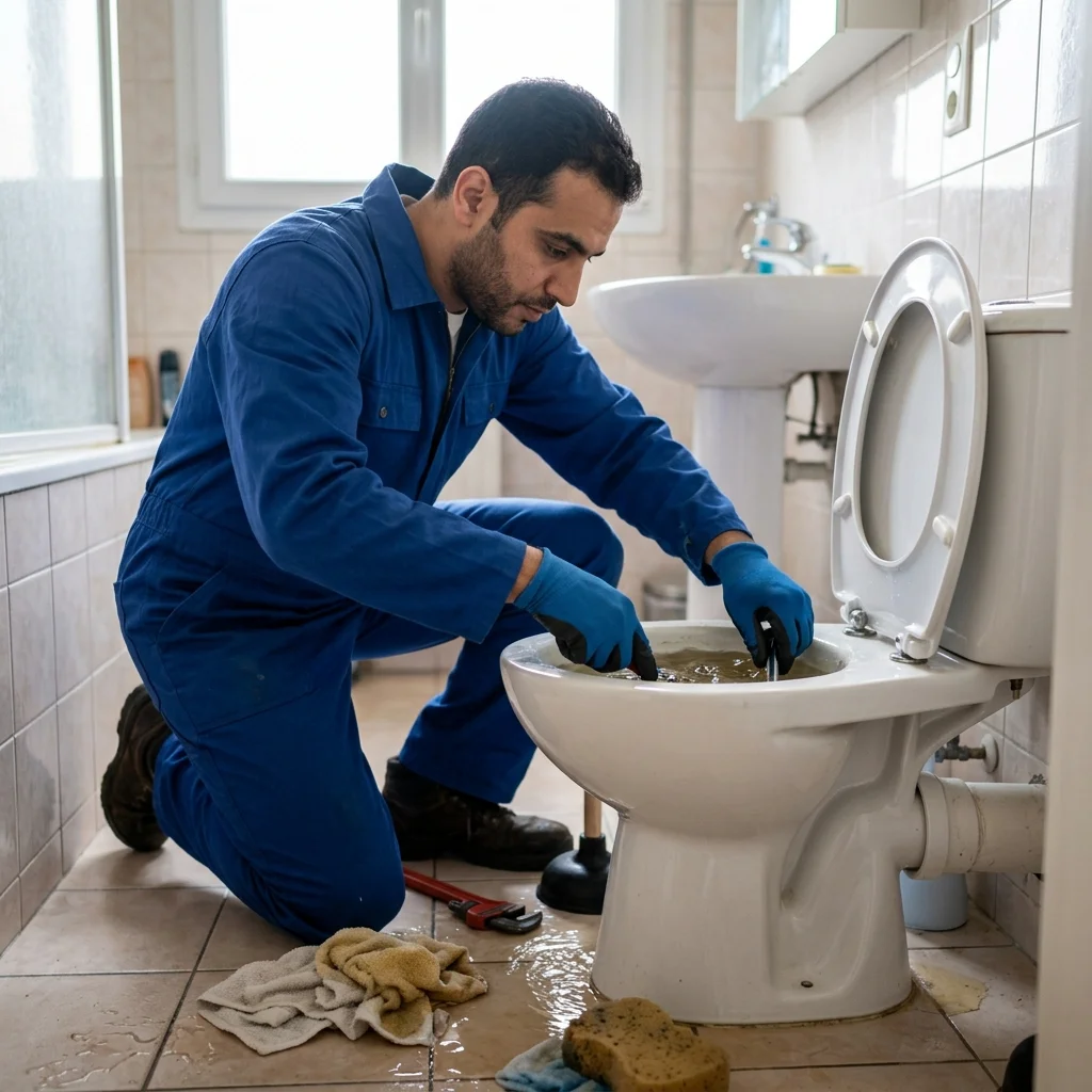 WC Bouch&eacute; qui d&eacute;borde &middot; image &agrave; la une