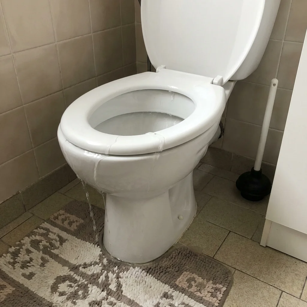 WC Bouch&eacute; qui d&eacute;borde &middot; image &agrave; la une