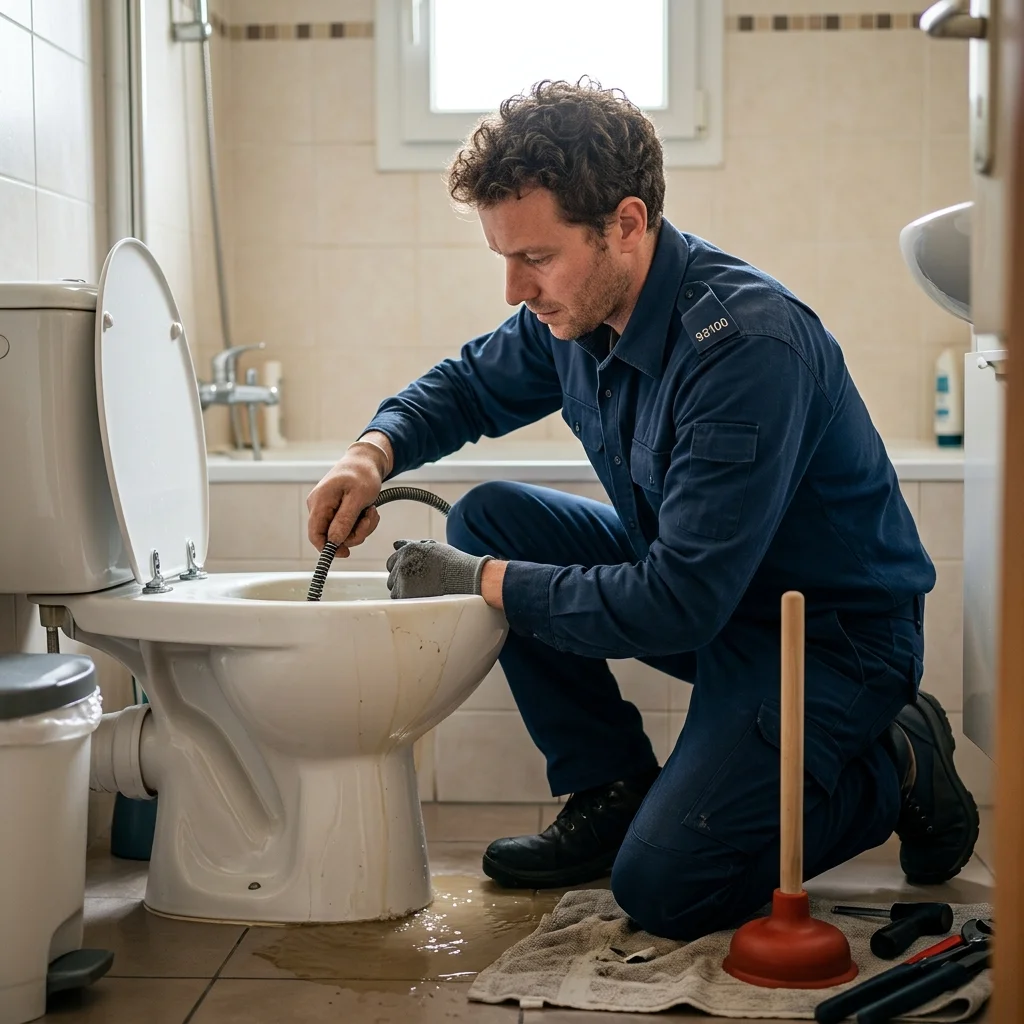 WC Bouch&eacute; qui d&eacute;borde &middot; image &agrave; la une