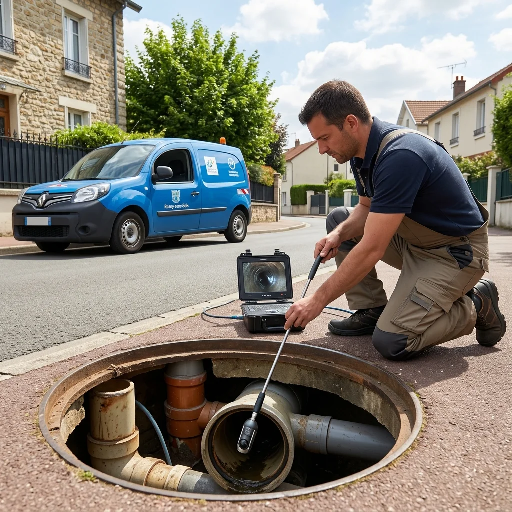 Inspection Cam&eacute;ra canalisation &middot; image &agrave; la une