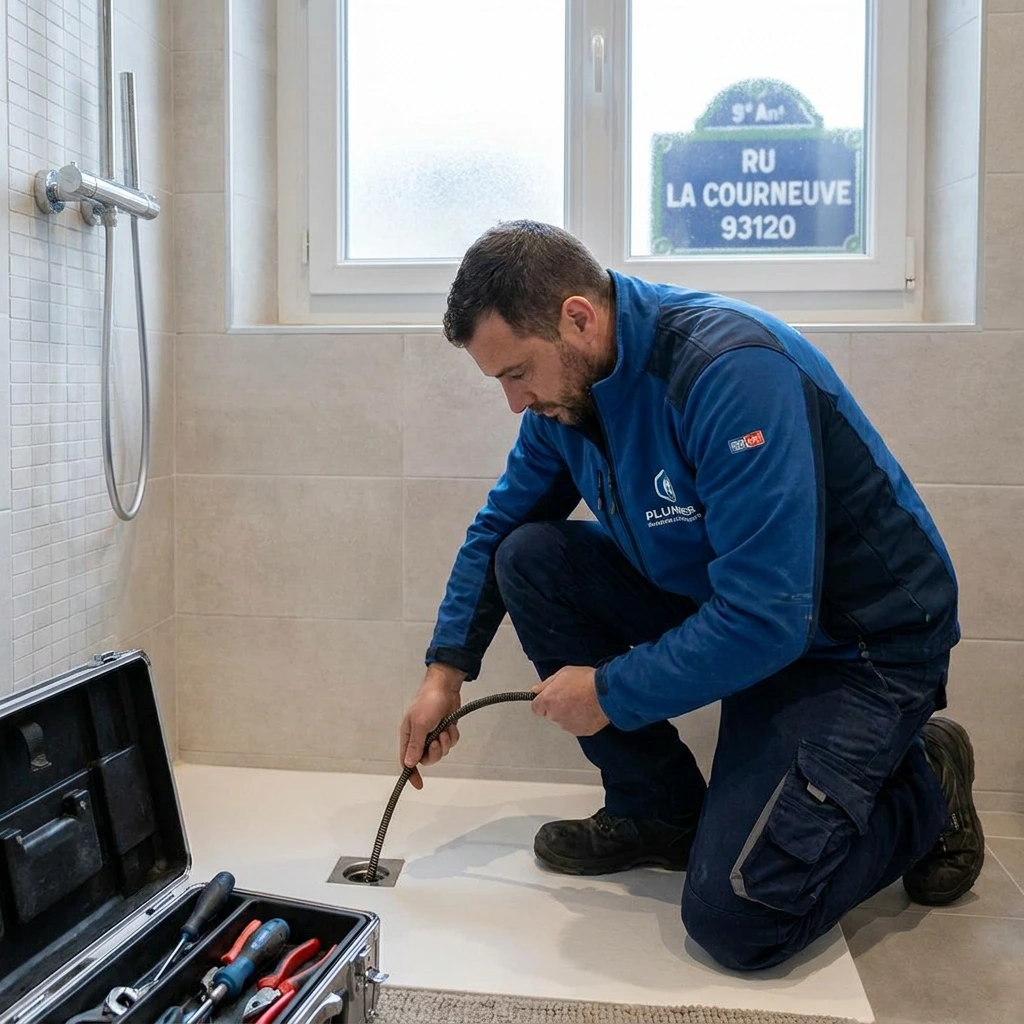 D&eacute;bouchage Douche &middot; image &agrave; la une
