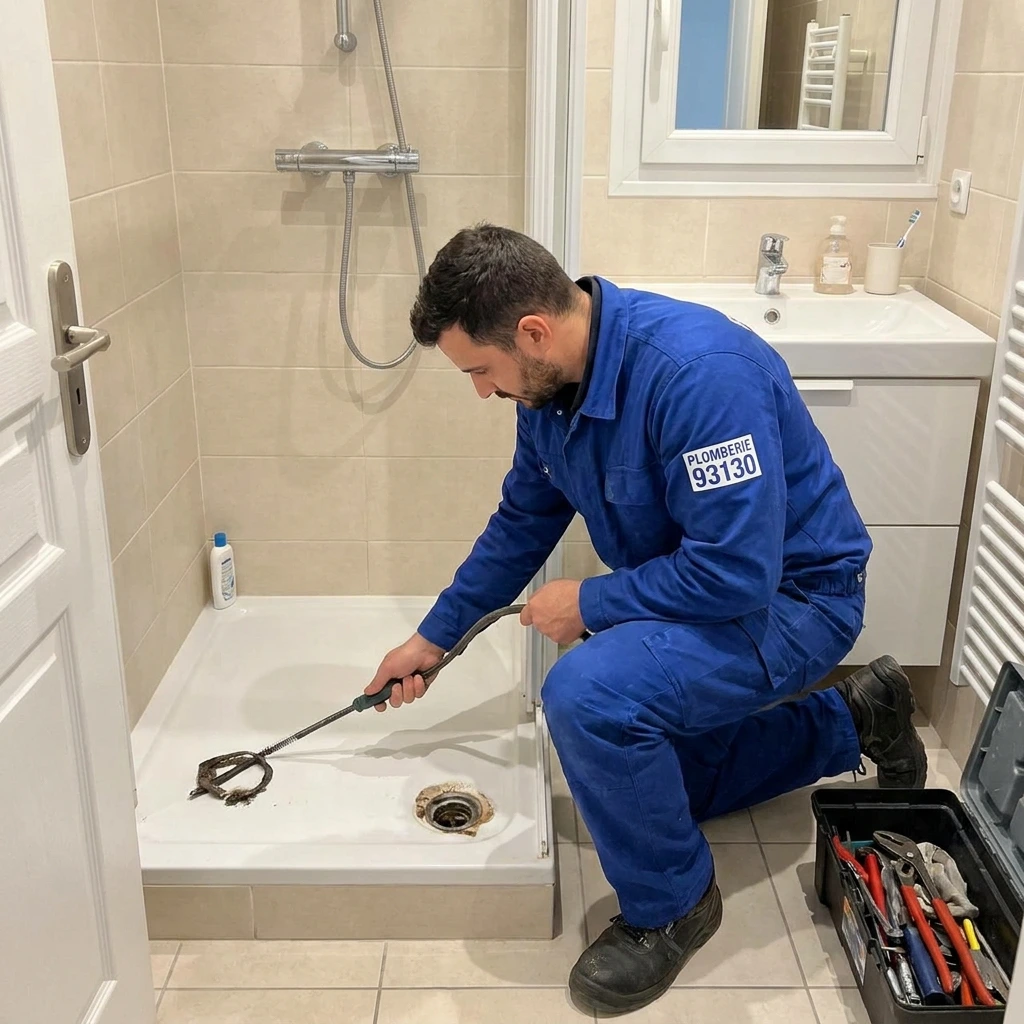 D&eacute;bouchage Douche &middot; image &agrave; la une