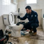 WC Bouch&eacute; qui d&eacute;borde &mdash; WC Bouch&eacute; qui d&eacute;borde &agrave; Bondy (93140) &middot; image &agrave; la une