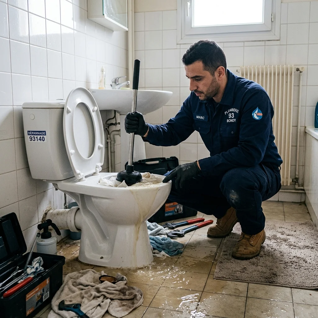 WC Bouch&eacute; qui d&eacute;borde &middot; image &agrave; la une