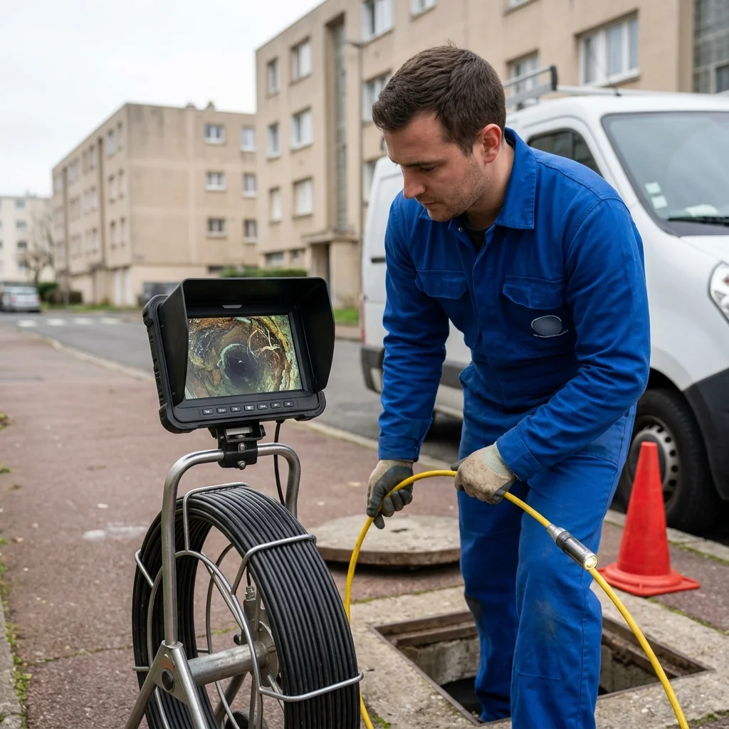 Inspection Cam&eacute;ra canalisation &middot; image &agrave; la une