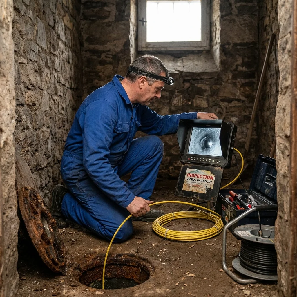 Inspection Cam&eacute;ra canalisation &middot; image &agrave; la une