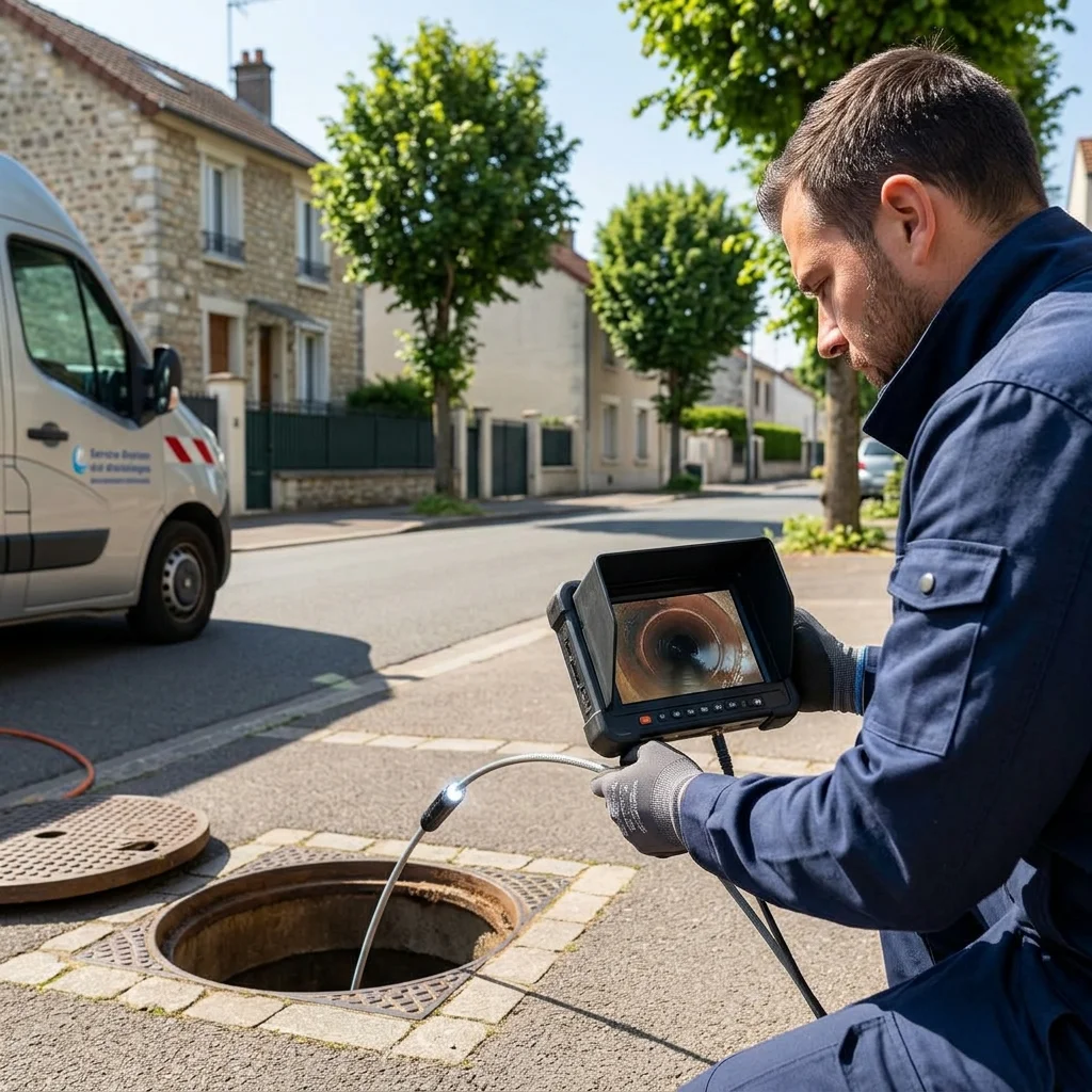 Inspection Cam&eacute;ra canalisation &middot; image &agrave; la une