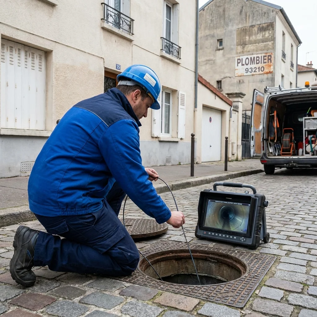Inspection Cam&eacute;ra canalisation &middot; image &agrave; la une