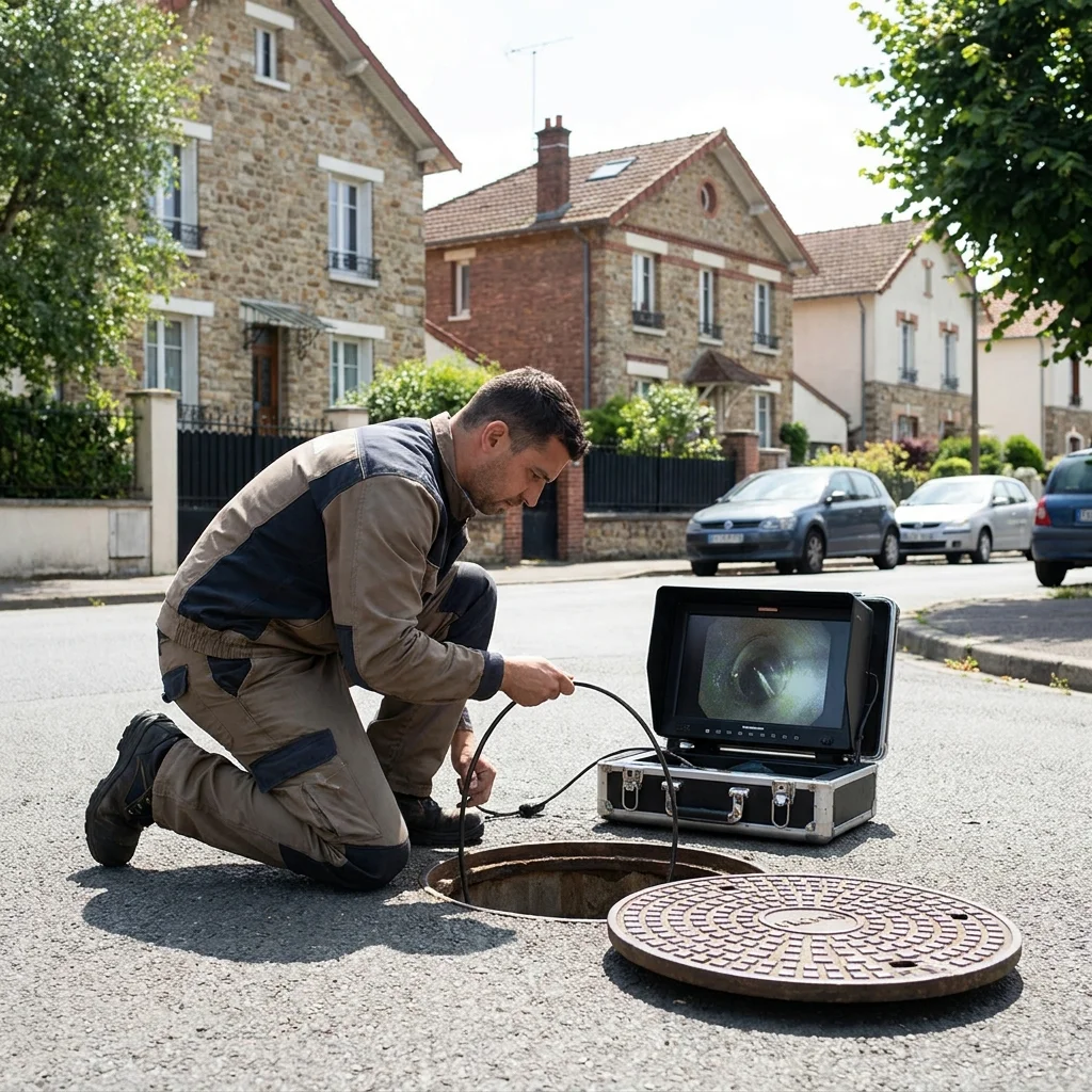 Inspection Cam&eacute;ra canalisation &middot; image &agrave; la une