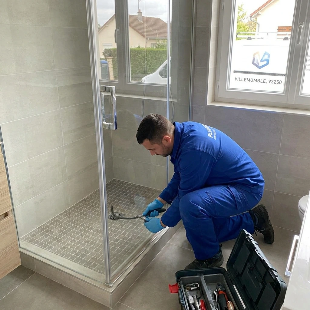 D&eacute;bouchage Douche &middot; image &agrave; la une