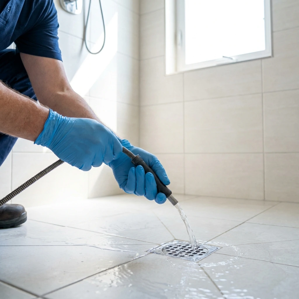D&eacute;bouchage Douche &middot; image &agrave; la une