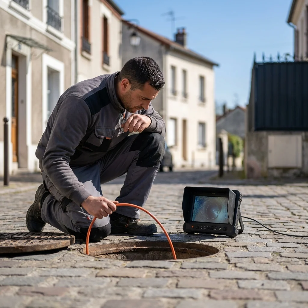 Inspection Cam&eacute;ra canalisation &middot; image &agrave; la une