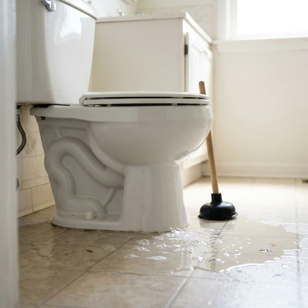 WC Bouch&eacute; qui d&eacute;borde &middot; image &agrave; la une