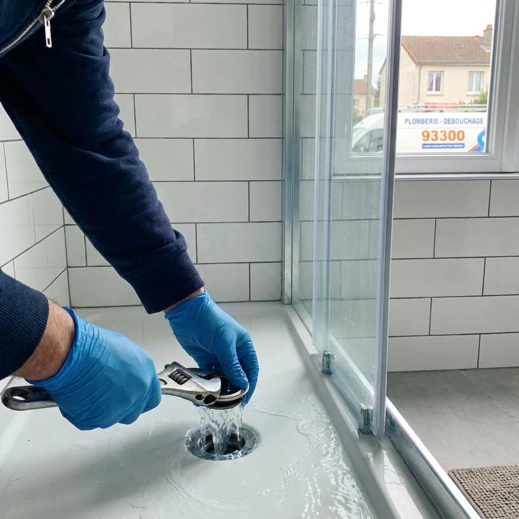 D&eacute;bouchage Douche &middot; image &agrave; la une