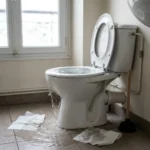 WC Bouch&eacute; qui d&eacute;borde &mdash; WC Bouch&eacute; qui d&eacute;borde au Pr&eacute;-Saint-Gervais (93310) &middot; image &agrave; la une
