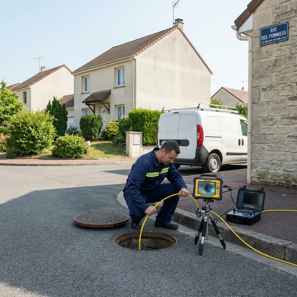Inspection Cam&eacute;ra canalisation &middot; image &agrave; la une