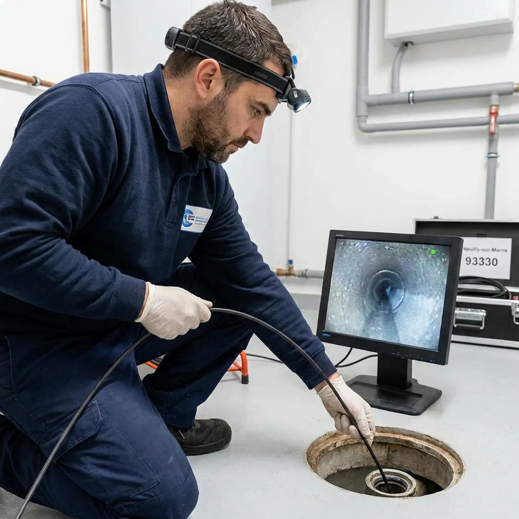 Inspection Cam&eacute;ra canalisation &middot; image &agrave; la une