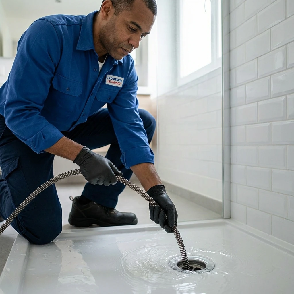 D&eacute;bouchage Douche &middot; image &agrave; la une