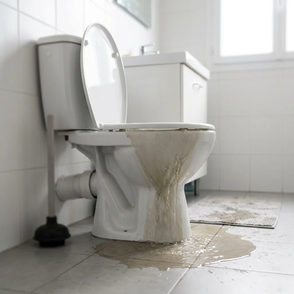 WC Bouch&eacute; qui d&eacute;borde &middot; image &agrave; la une