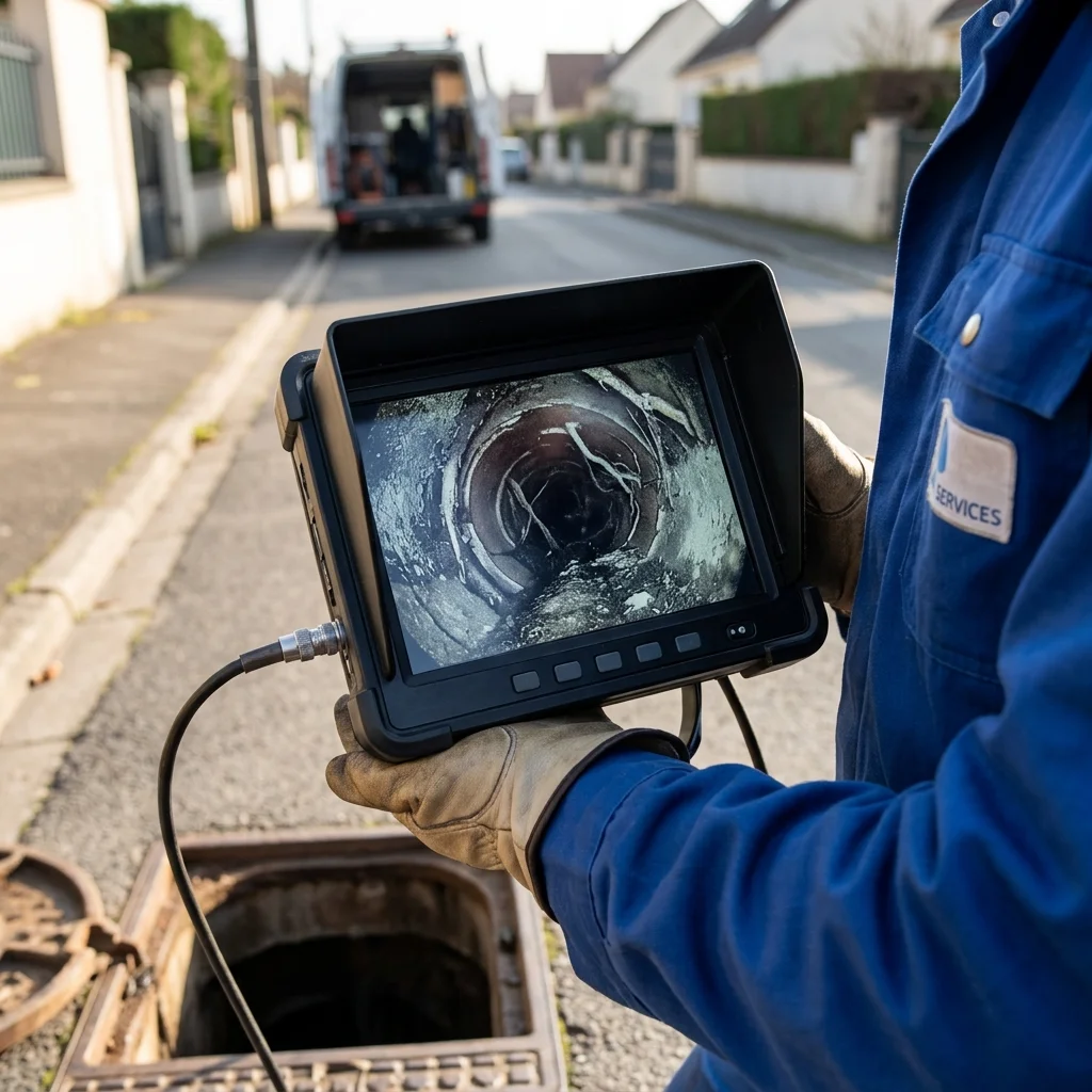 Inspection Cam&eacute;ra canalisation &middot; image &agrave; la une