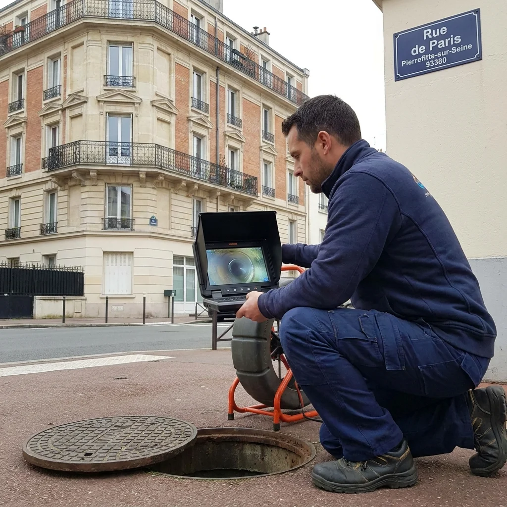 Inspection Cam&eacute;ra canalisation &middot; image &agrave; la une