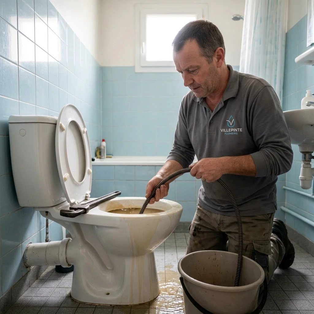 WC Bouch&eacute; qui d&eacute;borde &middot; image &agrave; la une