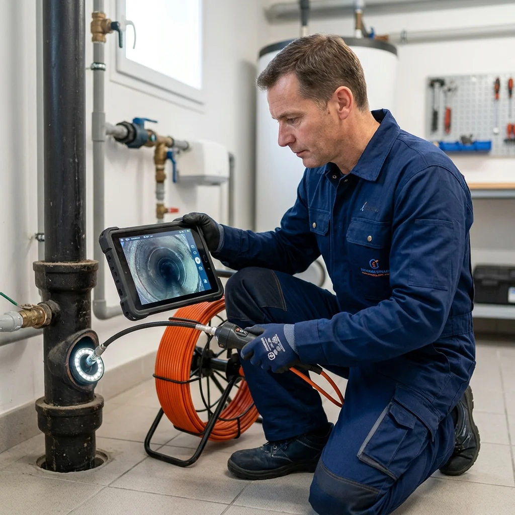 Inspection Cam&eacute;ra canalisation &middot; image &agrave; la une