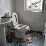 WC Bouch&eacute; qui d&eacute;borde &mdash; WC Bouch&eacute; qui d&eacute;borde &agrave; Villetaneuse (93430) &middot; image &agrave; la une