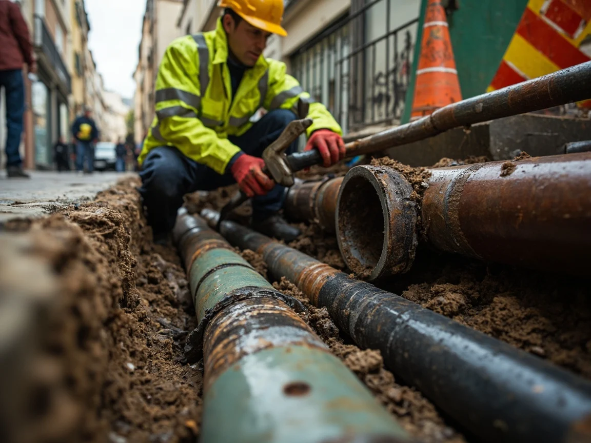 R&eacute;paration de canalisation &middot; image &agrave; la une