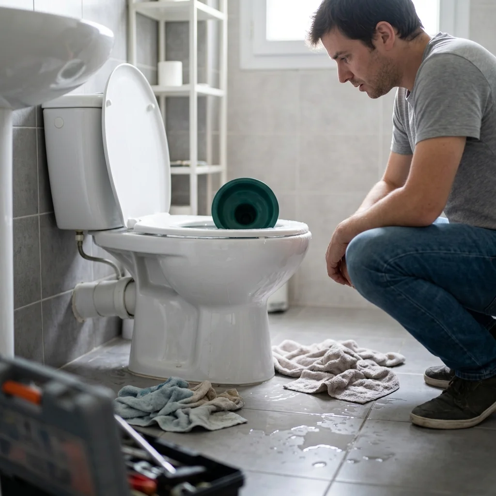 WC Bouch&eacute; qui d&eacute;borde &middot; image &agrave; la une