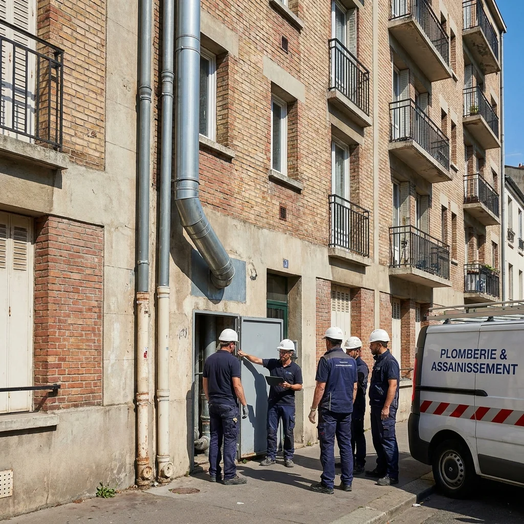 Curage Colonne immeuble &middot; image &agrave; la une
