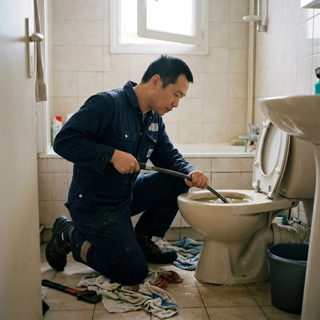 WC Bouch&eacute; qui d&eacute;borde &middot; image &agrave; la une