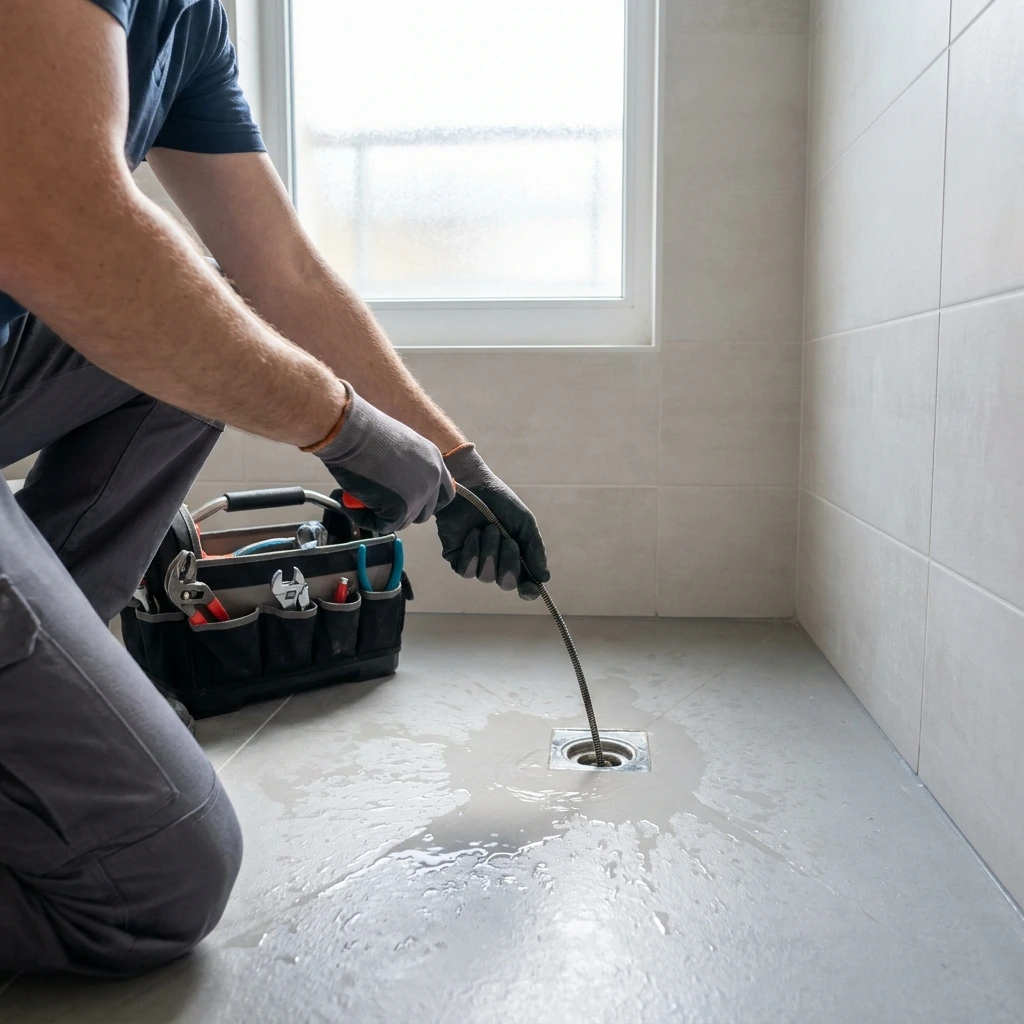 D&eacute;bouchage Douche &middot; image &agrave; la une