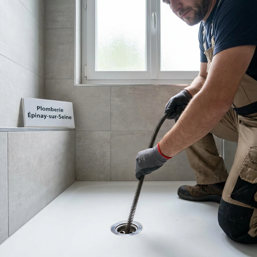 D&eacute;bouchage Douche &middot; image &agrave; la une