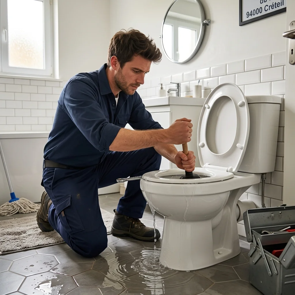 WC Bouch&eacute; qui d&eacute;borde &middot; image &agrave; la une