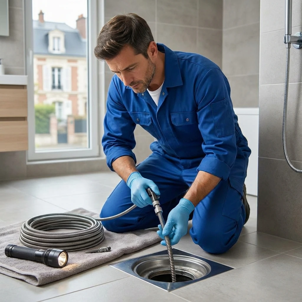 D&eacute;bouchage Douche &middot; image &agrave; la une