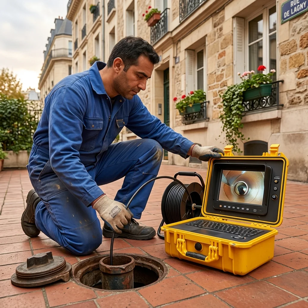 Inspection Cam&eacute;ra canalisation &middot; image &agrave; la une