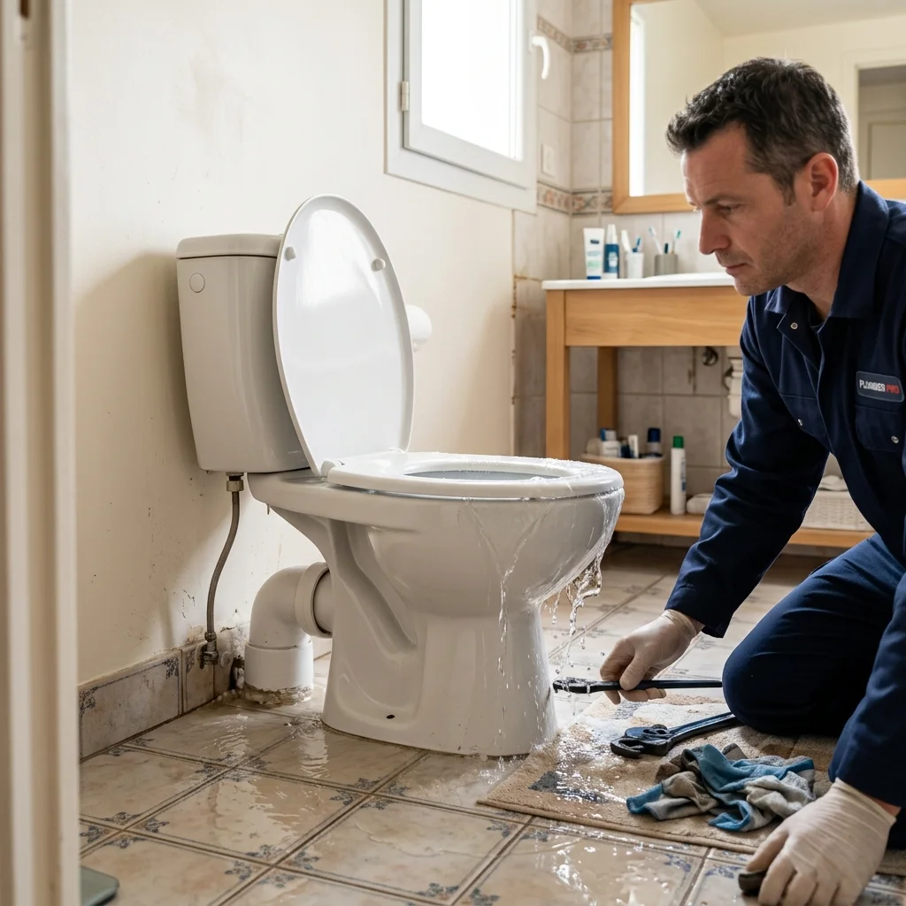 WC Bouch&eacute; qui d&eacute;borde &middot; image &agrave; la une