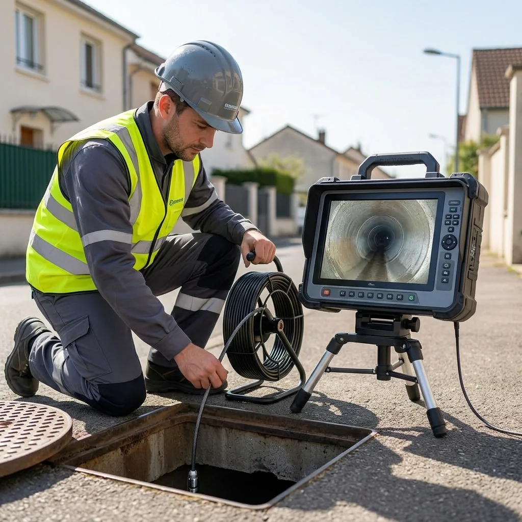 Inspection Cam&eacute;ra canalisation &middot; image &agrave; la une