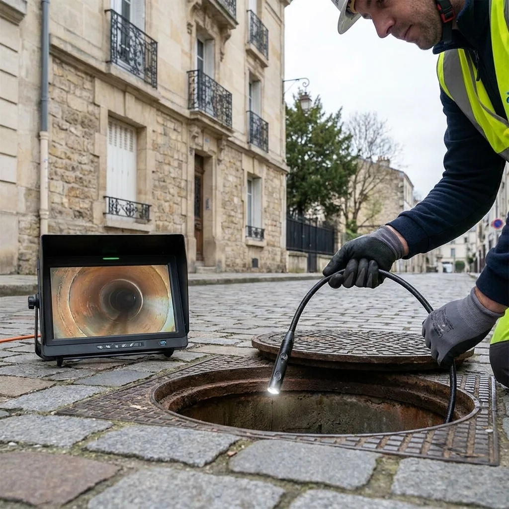 Inspection Cam&eacute;ra canalisation &middot; image &agrave; la une